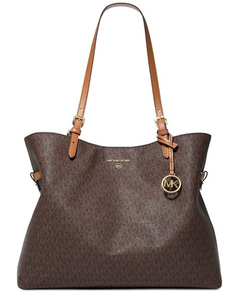 michael kors acorn vs luggage color|Michael Kors brown luggage.